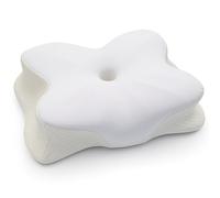 Tangstrad Orthopedic Cervical Pillow for Neck Pain, Memory Foam Cooling Butterfly Pillow for Side Sleepers, Neck, Shoulder and Spine Support, Ergonomic Contour Design with Washable Cover White