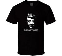 TANGTTAO David Lynch t-Shirt Movie TV Director Quote Twin Peaks Wild at Heart Black