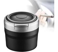TANGTX Car Ashtray for Hyundai Tucson 2022-2023, ashtray with lid smell proof with LED Light Lid Self Extinguishing Ash Tray Detachable