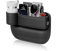 TANGTX Car Seat Gap Filler Organizer for Jeep Renegade Night Eagle(BU)/Renegade Desert Hawk(BU) 2000-2024, Car Seat Gap Filler Organiser Side for Seat Car Gap Bag with USB Charge Hole