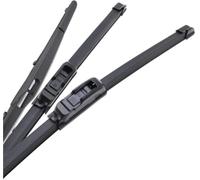TANGTX Car Windscreen Wipers for Toyota Yaris MK2 Français Construit 2011 2010 2009 2008 2007 2006 2005, All-Weather Performance Front Rear Wiper Blades Set Wipers Replacement Kit