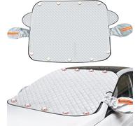 TANGTX Car Windshield Snow Cover for Nissan Micra (K13) Hatchback 2010-2017, Magnetic Car Frost Windscreen Cover Snowproof Iceproof Frostproof Sunproof Covers