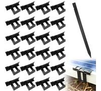 TANGUO Solar Panel Water Drain Clips 30 mm, Pack of 24, ABS Material, Black, Solar Accessory, Mounting Type: Solar Panel Mount