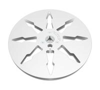 Tangxi 1/4 7 Inch Empty Tape Reel, Sturdy Aluminum Alloy, Replacement for Reel to, Suitable for Studer, 1 Unit (Silver)