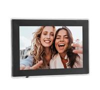 Tangxi 10.1 Inch Digital Photo Frame, LED LCD Touch Screen with 1280x800 Resolution Multi Format Support, for Picture Video Display and Remote Sharing (UK Plug)