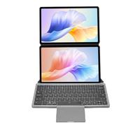 Tangxi 10.95 -inch -double Screen Laptop, Touch Laptop Computer Multifunctional 10 Point Touch with Keyboard for Victories 11 (UK Plug)