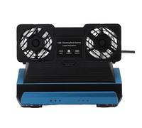 Tangxi 10 in 1 Docking Station for Legion Go, Dual Cooling Fan 4K 60Hz Gigabit Ethernet 4 USB 3.0 PD100W M.2 NVMe Slot, with RGB Lighting for Consoles Tablets