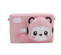 Tangxi 1080P HD Digital Camera, Auto Focus 8x Zoom LED Fill Light Multi Function Compact Camera with Music Playback Games Filters Stickers, for Photography Selfie Close Up (Pink)