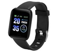 Tangxi 116 Plus Smart Watch for IOS 9.0 for Android5.0, 1.3 Inch IP67 Waterproof Stylish Sporty Smart Watch for Men Women, Support Step Counting, Music Playback, BT Message Reminder