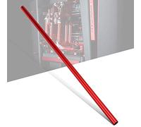 Tangxi 14MM Water Tube Aluminum Alloy Hard Pipe Tube 495MM ± 5mm Legnth Tube for Computer PC Water Cooling System (Red)