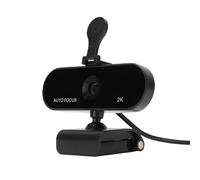 Tangxi 2K Webcam with Microphone, PDAF Phase Focusing, Plug and Play Computer USB Webcam 5MP, for Live Streaming Meeting