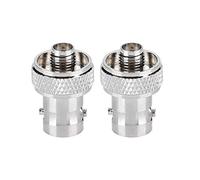 Tangxi 2pcs RF Coaxial Coax Adapter SMA Female to BNC Female Convert Adapter Connector