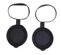 Tangxi 2Pcs Rubber Objective Lens Caps, Snug Fit Protective Cover for Lens 61 to 64mm, with Flexible Design for Binoculars Monoculars Scopes