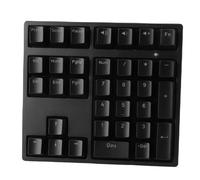 Tangxi 34 Keys Mechanical Number Pad, USB Blue Switch and RGB Backlight Adjustable Feet and Stair Step Key Layout with 17 Lighting Modes, for OS Laptop Desktop P (Black)
