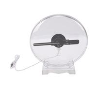 Tangxi 3D Hologram Fan with Cover, HD LED Holographic Advertising Machine, Portable Desktop WiFi 3D Hologram Projector Built in Memory Card for Commercial Display