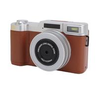 Tangxi 4K Digital Camera, 64MP Autofocus Vlogging Camera with 2.8 Inch 180 Degree Flip Screen, Compact Travel Camara with 16 Retro Filters for Photography (Brown)
