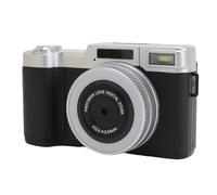 Tangxi 4K Digital Camera, 64MP Autofocus Vlogging Camera with 2.8 Inch 180 Degree Flip Screen, Compact Travel Camara with 16 Retro Filters for Photography (Black)