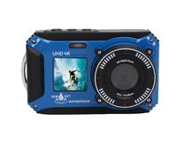 Tangxi 4K Underwater Camera,33FT Water Proof 64MP High Resolution Dual Screen Floatable Design Compact Portable Point and Shoot Camera for Snorkeling Swimming Travel