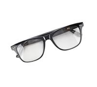 Tangxi AI Translator Smart Glasses, Real Time Translation 144 Languages AI Translation Touch Voice Remote Control Music IP65 Water Proof Transparent, for Travel Business (Black Frame Clear Lens)