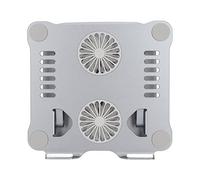 Tangxi Aluminum Alloy Laptop Stand,Laptop Cooling Pad for 10 to 17.3in Laptops,2 Big Fans Super Quiet, Non Slip Feet,Portable Foldable Mount for Laptop (Space Gray)