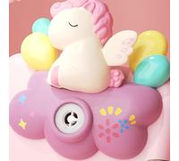 Tangxi Battery Operated Bubble Machine Camera Cute Bubble Maker Easy Operation for Toddlers Kids, Safe Material (Purple)