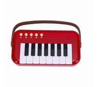 Tangxi Battery Powered Mini Piano Keyboard for Kids Safe ABS Portable Music Toy for Fun Learning Activities (Red)