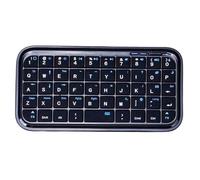 Tangxi Bluetooth Wireless Keyboard Compact Portable Keyboard Dual Mode with 300mAh Rechargeable Battery for Laptop Tablet Phone PC (Backlit Black)