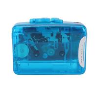 Tangxi Cassette Player,Transparent Retro Portable Cassette Tape Recorder Built In Audio Playback Device With Earphone Jack For Personal Music Collection Daily Audio Playing Entertainment