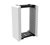 Tangxi CD Case Rack for Game Disc Storage Tower, Easy to Assemble, Stackable Design, Gaming Enthusiasts