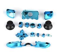 Tangxi Controller Mods, Thumbsticks Bullet ABXY Buttons Replacement Parts for One One S X Controller(Blue)
