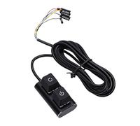 Tangxi Desktop Computer Power Switch, Mechanical Keyboard Switch with Quick Crisp Loud Key Strokes and 7 Color Auto Cycling Light 2m Cable for PC Case Desktop Setup
