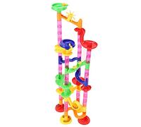 Tangxi DIY Assemble Children Kid Marble Race Run Maze Track Blocks Educational Toys, Bright, Great Brain Stimulating Toy, for 3+ Years Old (80pcs)