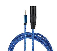 Tangxi Durable Stereo Aluminum Male 3.5 Mm for XLR Men Cable Adapter for Mobile Phones and Mirror Cameras