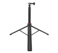 Tangxi Extendable Tripod Selfie Stick, 6 Section Aluminum Alloy Dual Function Handheld Filming Stationary Setup with Anti Slip Foot Pad, for X5 X4 X3 OSMO 360 Action Cameras