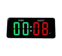 Tangxi Gym Timer Clock 12 Inch Large Display, LED Interval Timer with | Red/green Digits Visible From 30ft, Magnetic Mount with Foldable Stand, Built in 4000mAh Battery