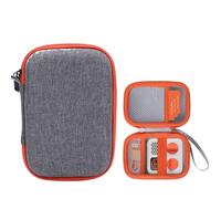 Tangxi Hard Case for Mini Player, Hold Up to 36 Cards with Mesh Pocket, Portable Holder Bag for Children Speaker Plays Audiobook Cards Radio