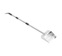 Tangxi Heavy-Duty Stainless Steel Cat Litter Scoop,Long Handle 3-Section Removable Shovel for Pet Chicken Coop