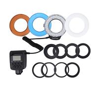 Tangxi LED Ring Light, Camera Studio Lights, Camera Lighting Kit with 4 Filters and 8 Ring Adapters for Canon for Nikon for Pentax for Olympus for Panasonic