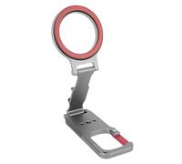 Tangxi Magnetic Phone Tripod Stand, Rotation Aluminum Alloy Foldable Magnetic Ring Phone Holder 1/4 Inch Screw Cold Shoe Port, for Desktop Video Live Streaming Vlogging