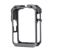 Tangxi Metal Camera Cage Osmo 360 Panoramic Action Camera, Sturdy Aluminum Alloy Frame with Quick Release Safety Lock Multiple Expansion Mounts, for Tripods LED Lights Microphones (Silver)