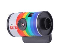 Tangxi Mini Keychain Digital Camera, 1080P Small Camera with Film Shape, Video Recorder for Teens Students Travel School Party and Vlog (White)