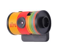 Tangxi Mini Keychain Digital Camera, 1080P Small Camera with Film Shape, Video Recorder for Teens Students Travel School Party and Vlog (Orange Red)