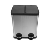 Tangxi Modern Foot Pedal Stainless Steel Recycling Bin for Hygienic Waste Disposal 30L Capacity
