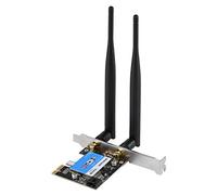 Tangxi PCIE Network Card 433Mbps Dual Band 2.4G/5G PCIE Wireless Internet Card Bluetooth 4.0 PCI Express Wireless Ethernet Card for Desktop Computers with WIN7, WIN8, WIN8.1, WIN10 Systems
