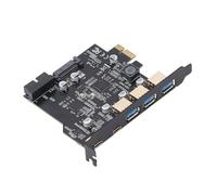 Tangxi Pcie to USB 3.2 Gen 2 Card, PCI Express Pcie Expansion Card USB Card for Desktop PCs, Bandwidth 20 Gbps 5 USB Ports, USB Pcie Card Supports for for Linux and Mac OS