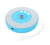 Tangxi Portable CD Player with Built in Speaker Bluetooth Anti Skip Function 2000mAh Rechargeable Battery Record CD to USB Drive Built-in Mic for Home Car Travel (Blue)