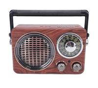 Tangxi Portable Retro Radio, FM AM SW MP3 Player Old Fashion Classic Style Rechargeable Battery Powered & USB Charging, for Home Use Outdoor and Emergency Survival