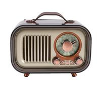 Tangxi Retro Bluetooth Speaker Radio Portable Wireless Speaker with Telescopic Antenna AM FM SW Radio Rechargeable for Home Car Travel Camping