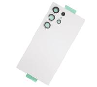 Tangxi S24 Ultra Replacement Phone Back Cover, Premium Glass Housing with Installation Tools, Perfect for DIY Repairs (White)