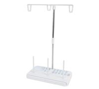Tangxi Sewing Thread Spool Organizer with Sturdy Aluminum Structure, Easy Installation for Home Sewing, Holds 3 Large Spools and Cone Threads